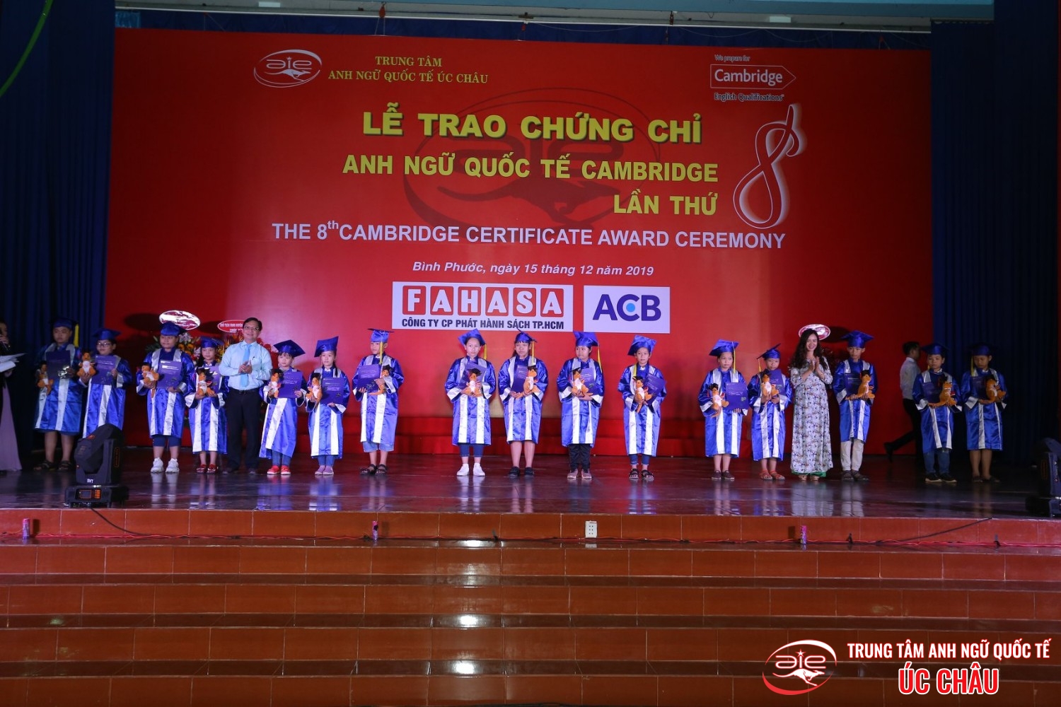 Lễ trao chứng chỉ Anh ngữ Quốc tế Cambridge lần thứ 8/2019
