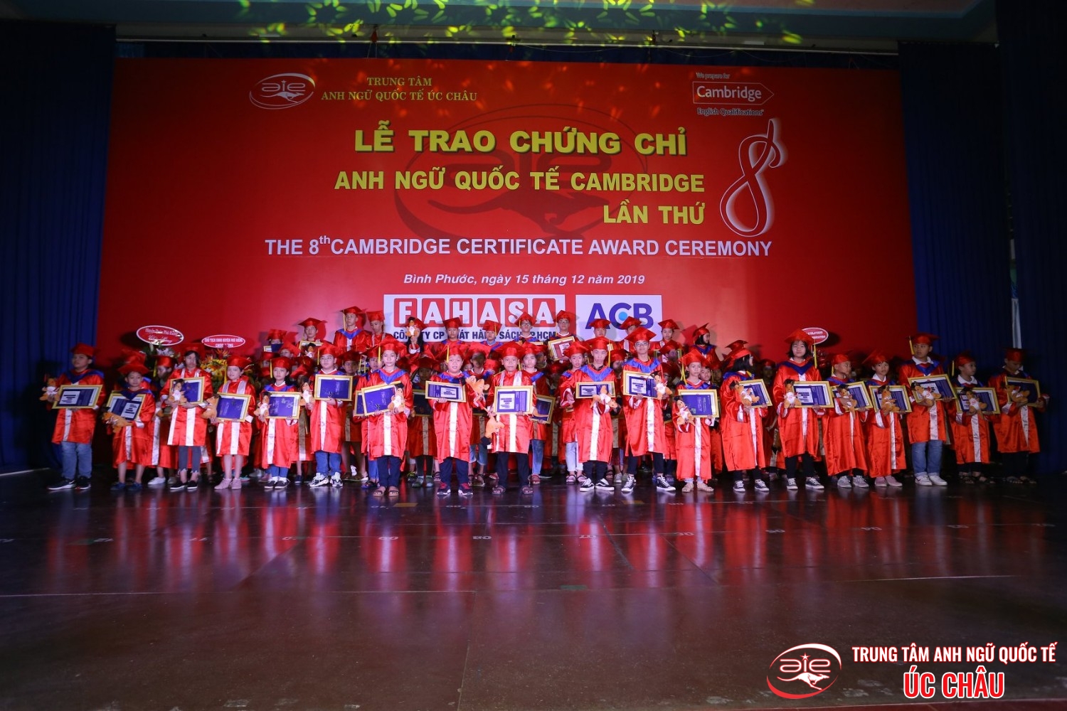 Lễ trao chứng chỉ Anh ngữ Quốc tế Cambridge lần thứ 8/2019