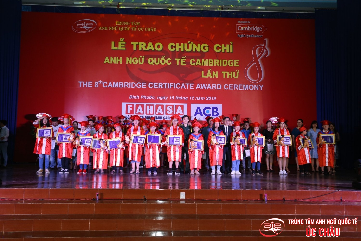 Lễ trao chứng chỉ Anh ngữ Quốc tế Cambridge lần thứ 8/2019