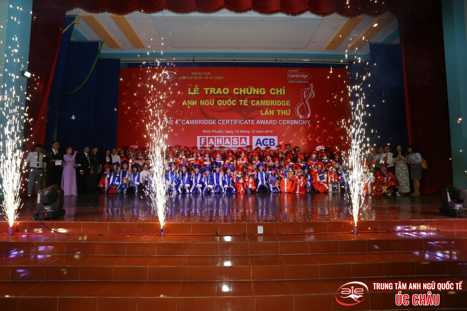 Lễ trao chứng chỉ Anh ngữ Quốc tế Cambridge lần thứ 8/2019