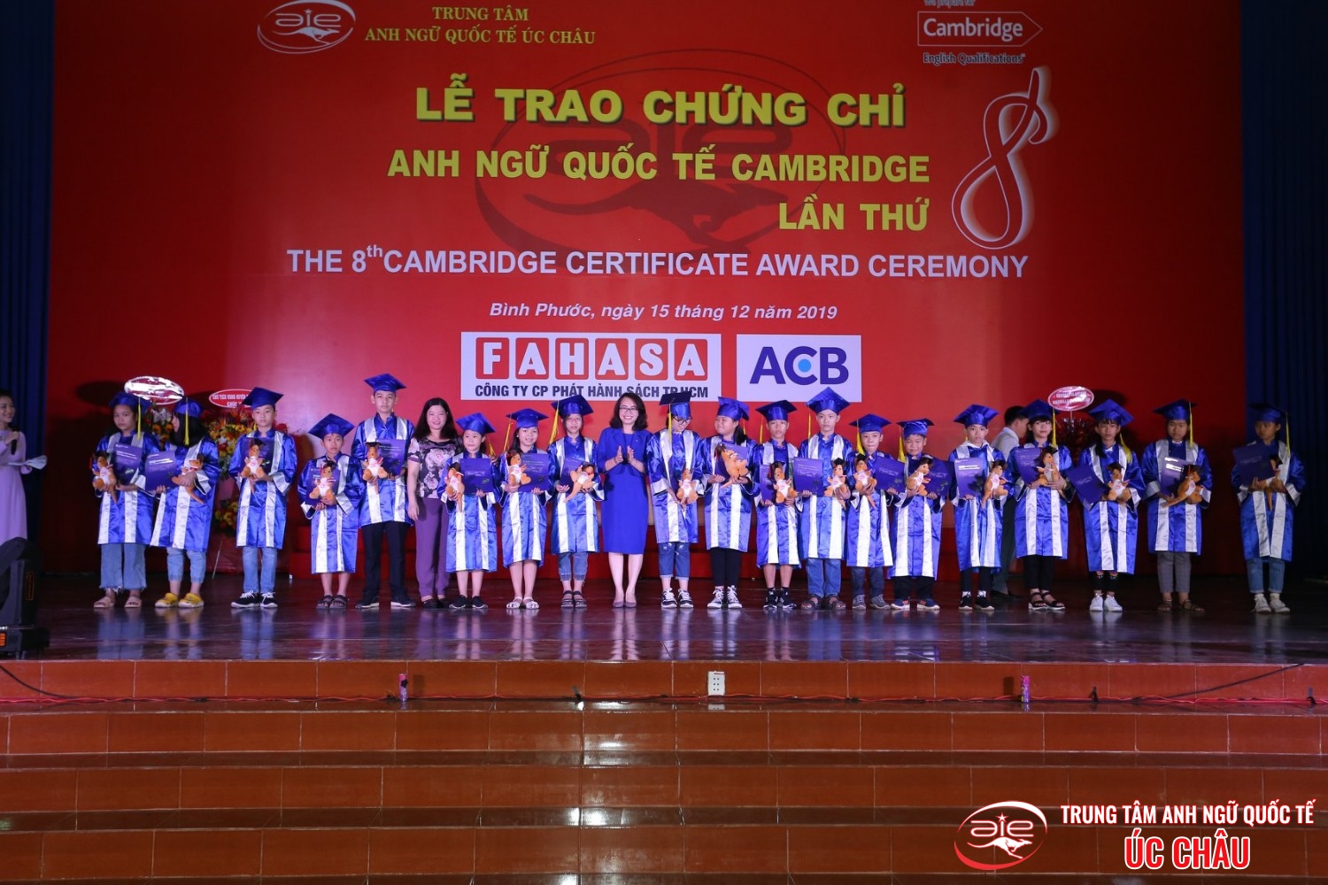 Lễ trao chứng chỉ Anh ngữ Quốc tế Cambridge lần thứ 8/2019