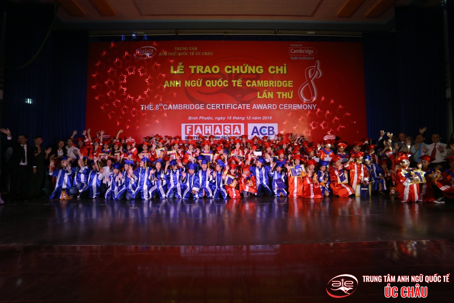 Lễ trao chứng chỉ Anh ngữ Quốc tế Cambridge lần thứ 8/2019
