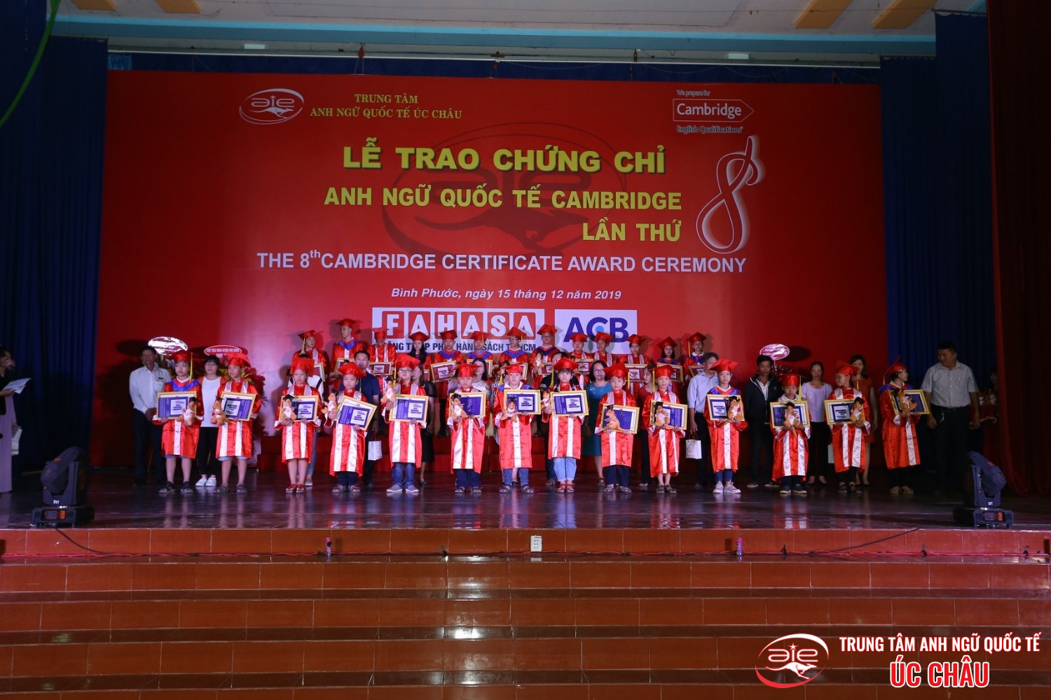 Lễ trao chứng chỉ Anh ngữ Quốc tế Cambridge lần thứ 8/2019
