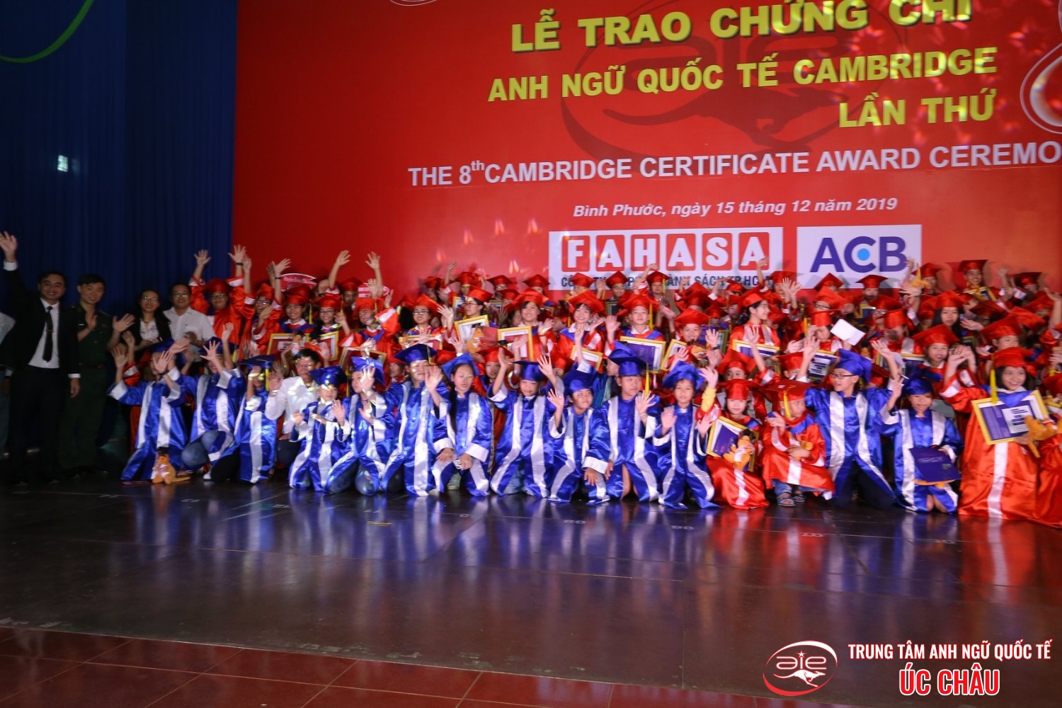 Lễ trao chứng chỉ Anh ngữ Quốc tế Cambridge lần thứ 8/2019