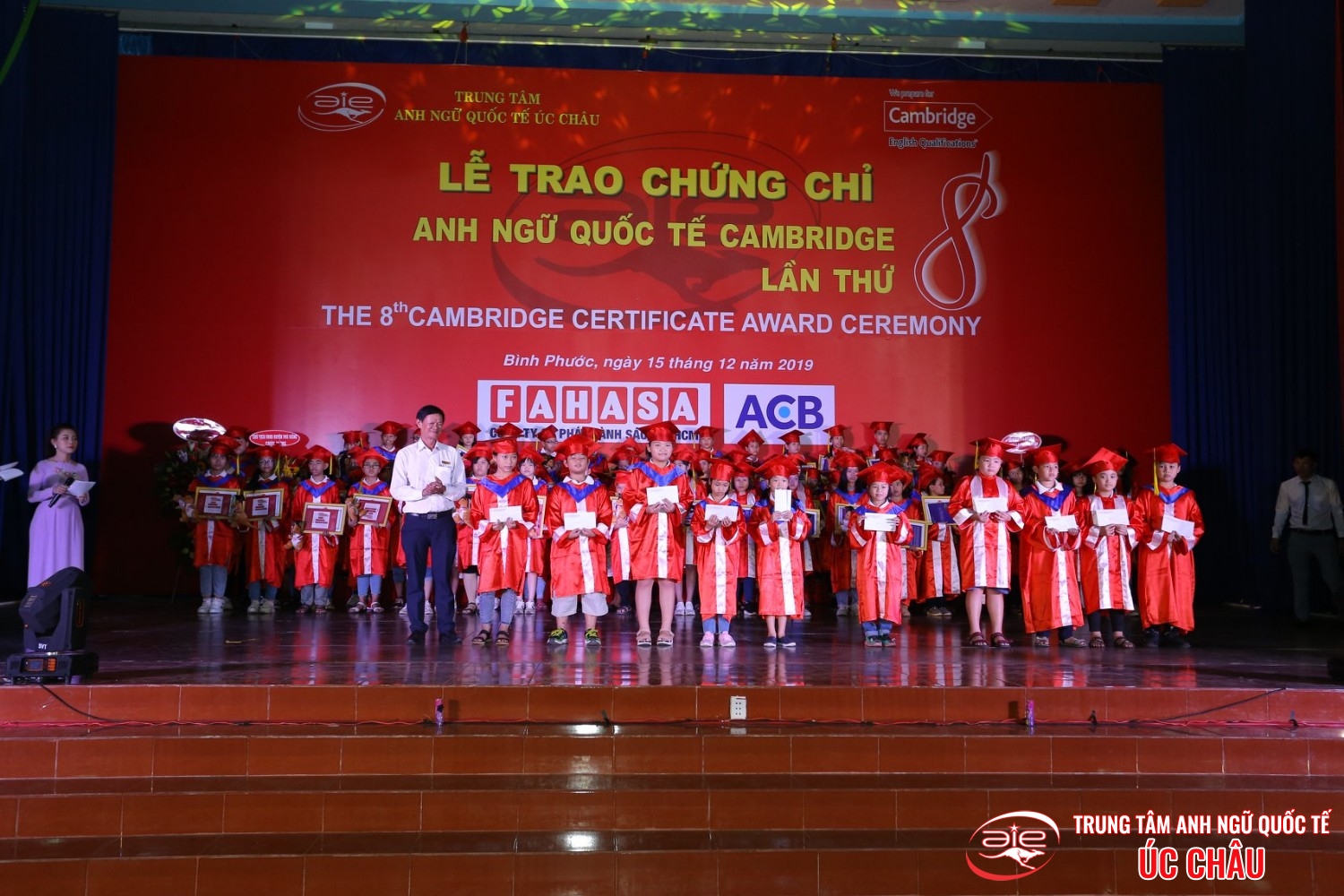 Lễ trao chứng chỉ Anh ngữ Quốc tế Cambridge lần thứ 8/2019