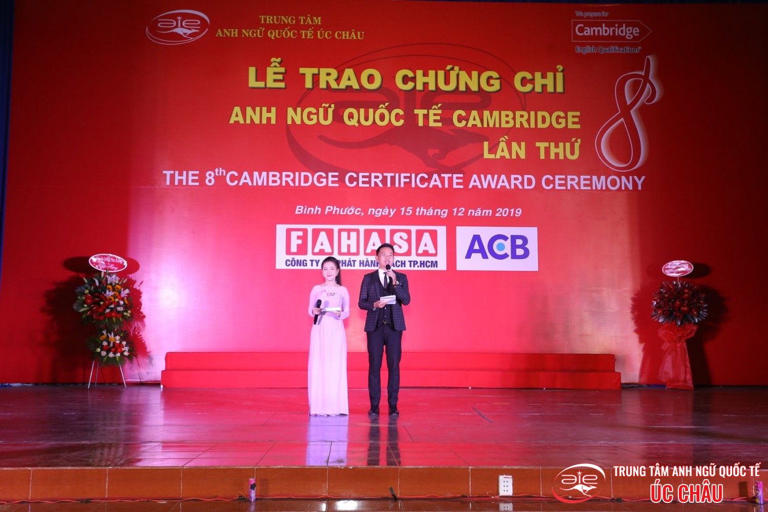 Lễ trao chứng chỉ Anh ngữ Quốc tế Cambridge lần thứ 8/2019