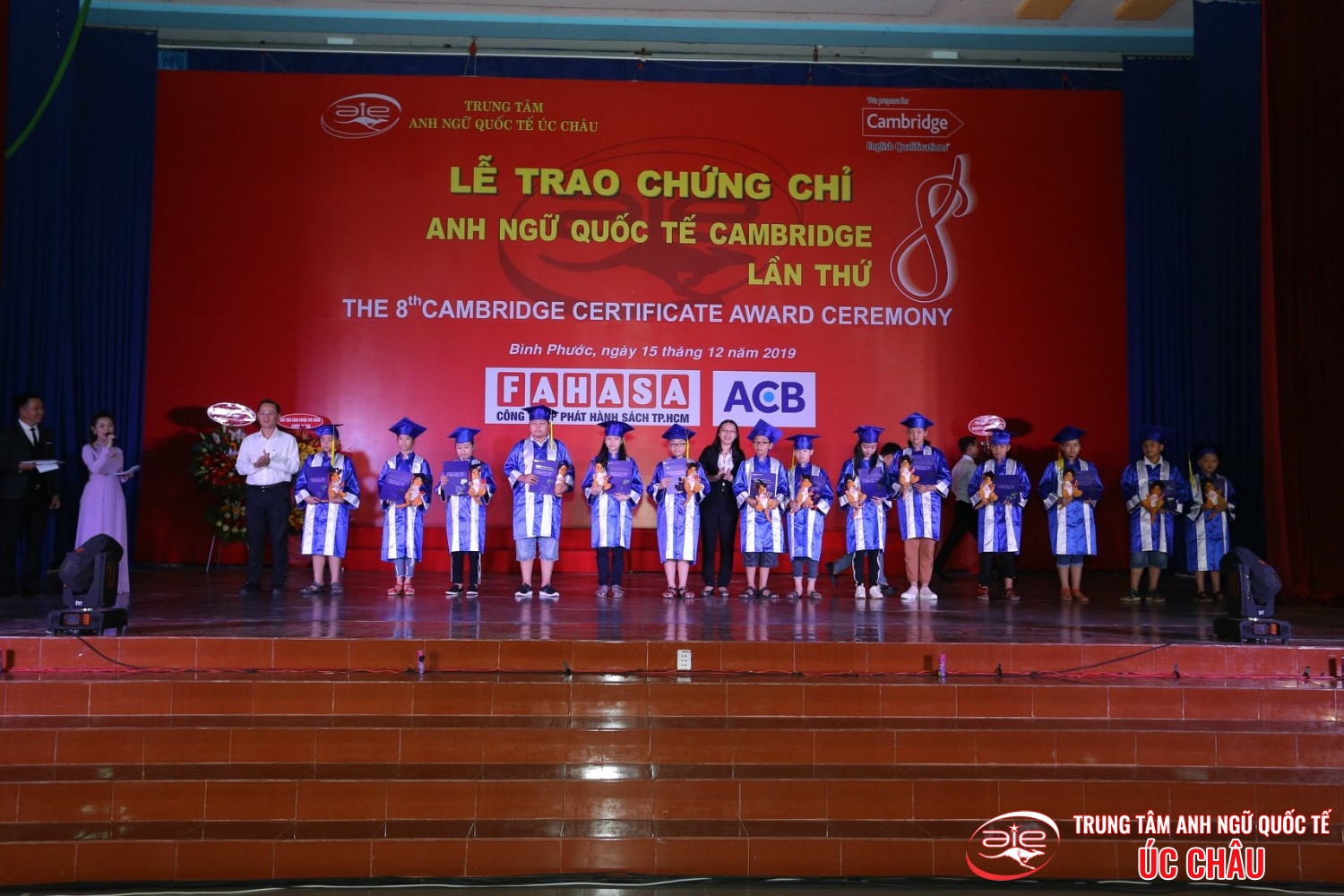 Lễ trao chứng chỉ Anh ngữ Quốc tế Cambridge lần thứ 8/2019