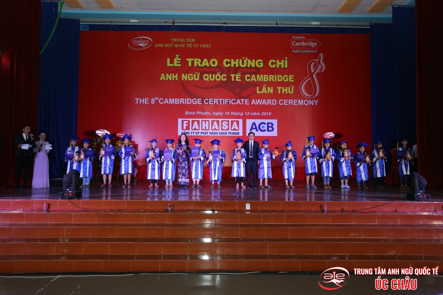 Lễ trao chứng chỉ Anh ngữ Quốc tế Cambridge lần thứ 8/2019