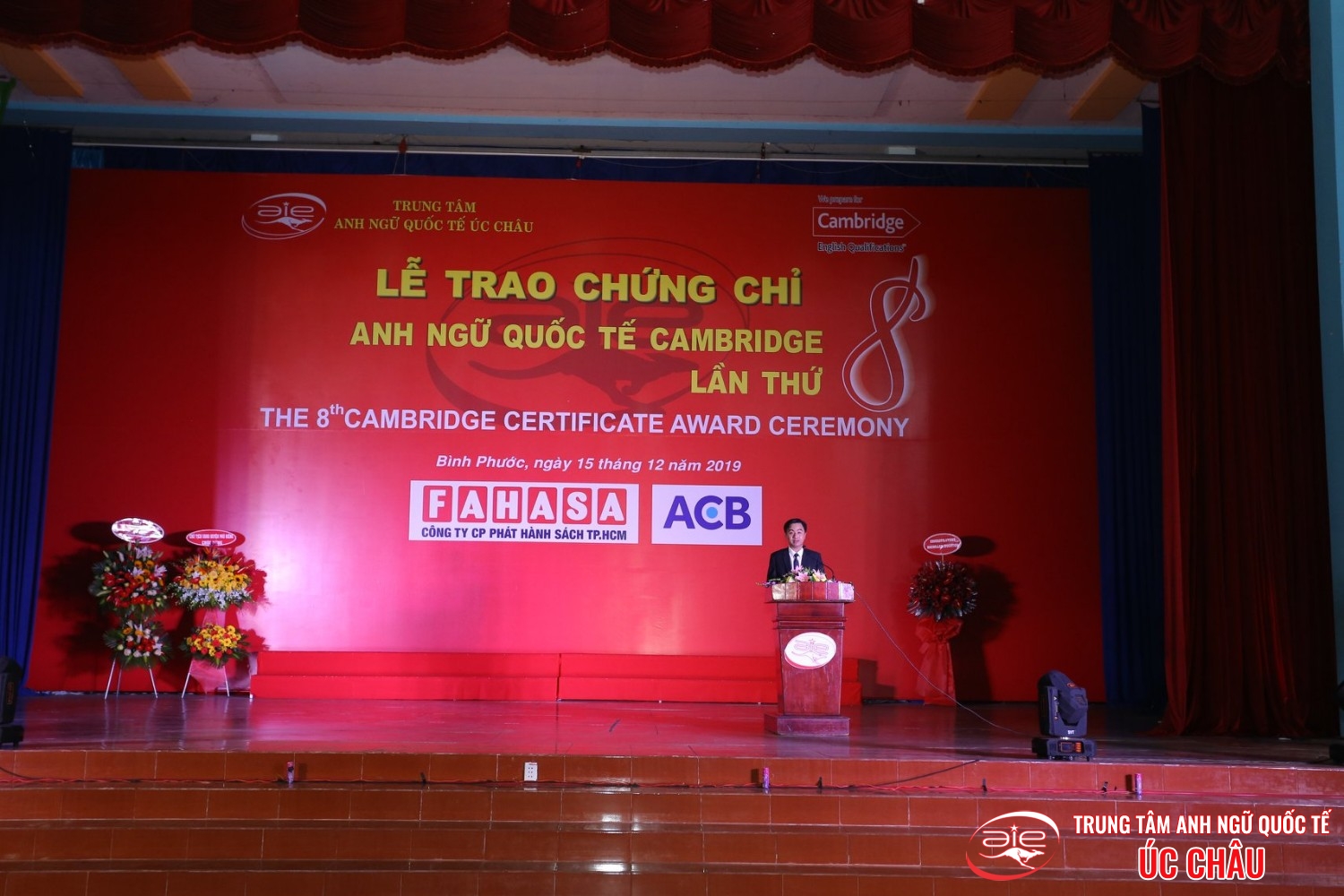 Lễ trao chứng chỉ Anh ngữ Quốc tế Cambridge lần thứ 8/2019