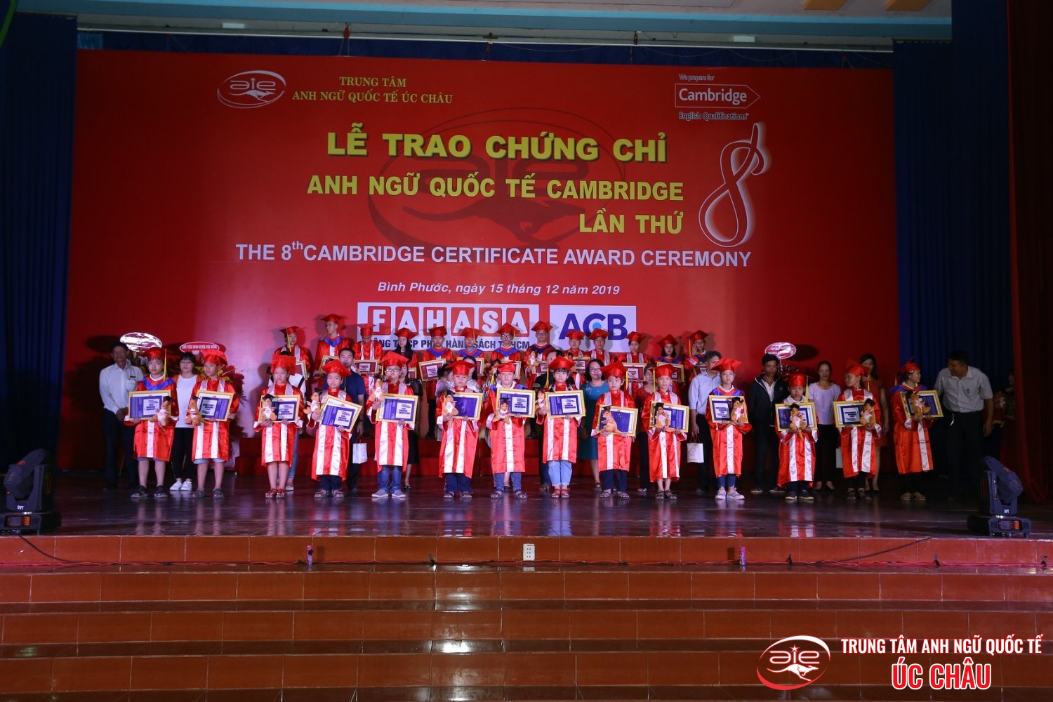 Lễ trao chứng chỉ Anh ngữ Quốc tế Cambridge lần thứ 8/2019