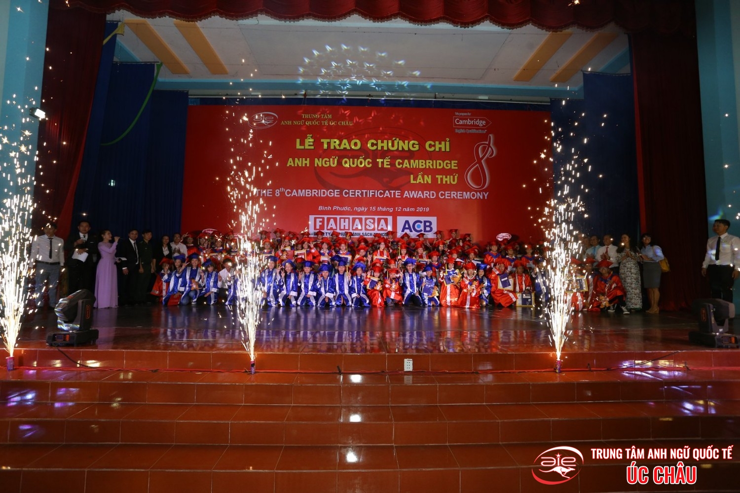 Lễ trao chứng chỉ Anh ngữ Quốc tế Cambridge lần thứ 8/2019