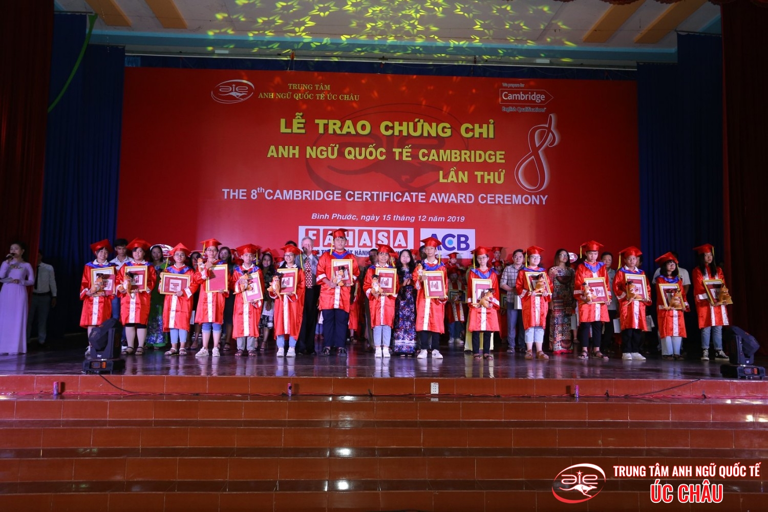 Lễ trao chứng chỉ Anh ngữ Quốc tế Cambridge lần thứ 8/2019