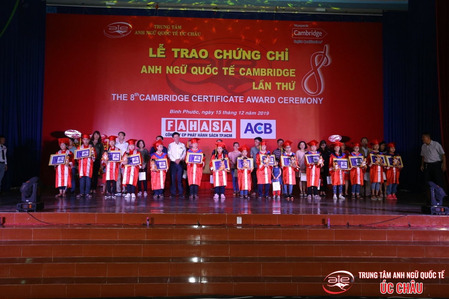 Lễ trao chứng chỉ Anh ngữ Quốc tế Cambridge lần thứ 8/2019