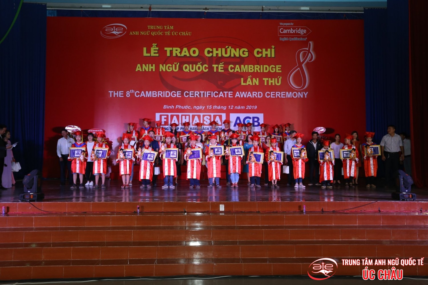 Lễ trao chứng chỉ Anh ngữ Quốc tế Cambridge lần thứ 8/2019