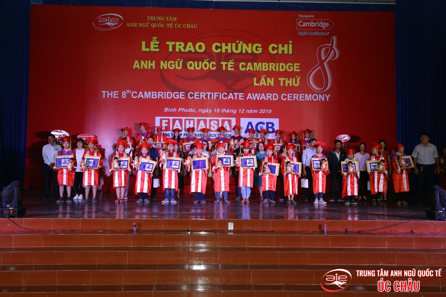 Lễ trao chứng chỉ Anh ngữ Quốc tế Cambridge lần thứ 8/2019