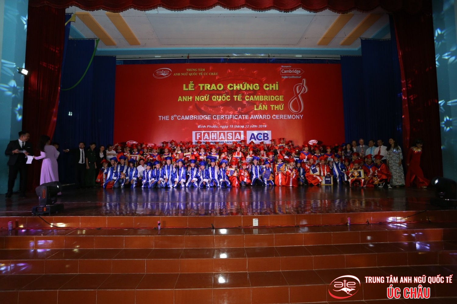 Lễ trao chứng chỉ Anh ngữ Quốc tế Cambridge lần thứ 8/2019