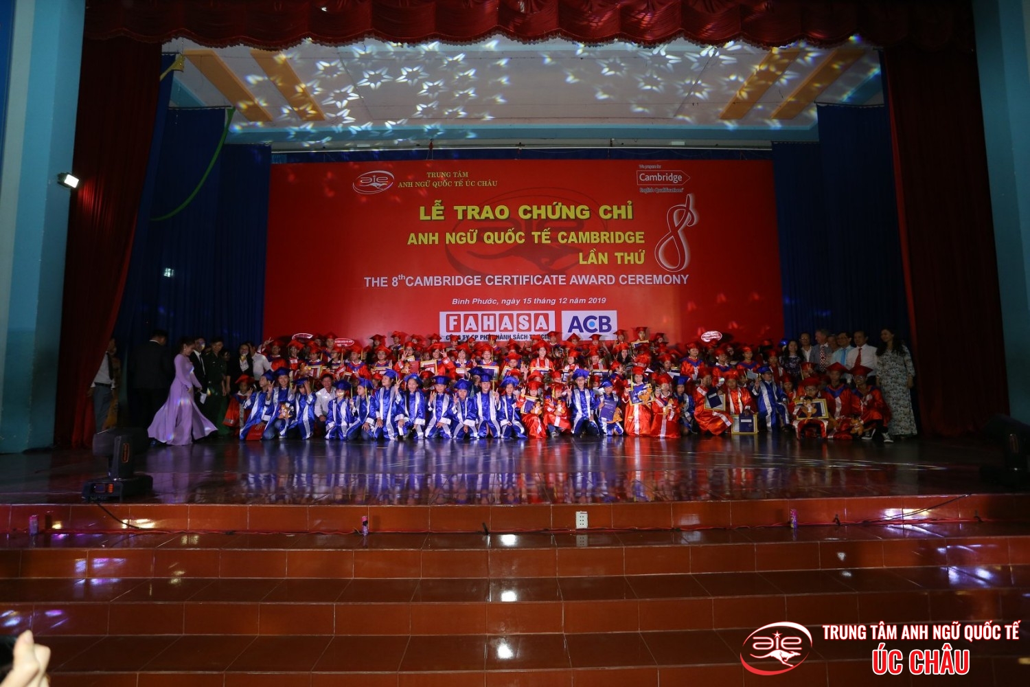 Lễ trao chứng chỉ Anh ngữ Quốc tế Cambridge lần thứ 8/2019