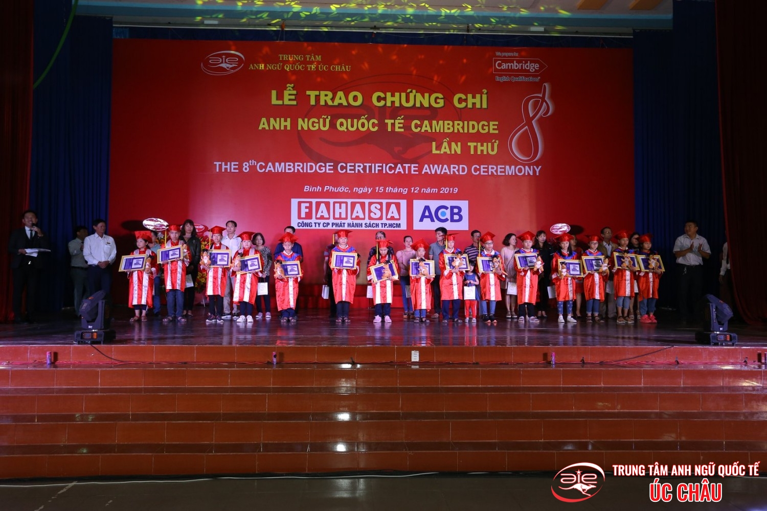 Lễ trao chứng chỉ Anh ngữ Quốc tế Cambridge lần thứ 8/2019