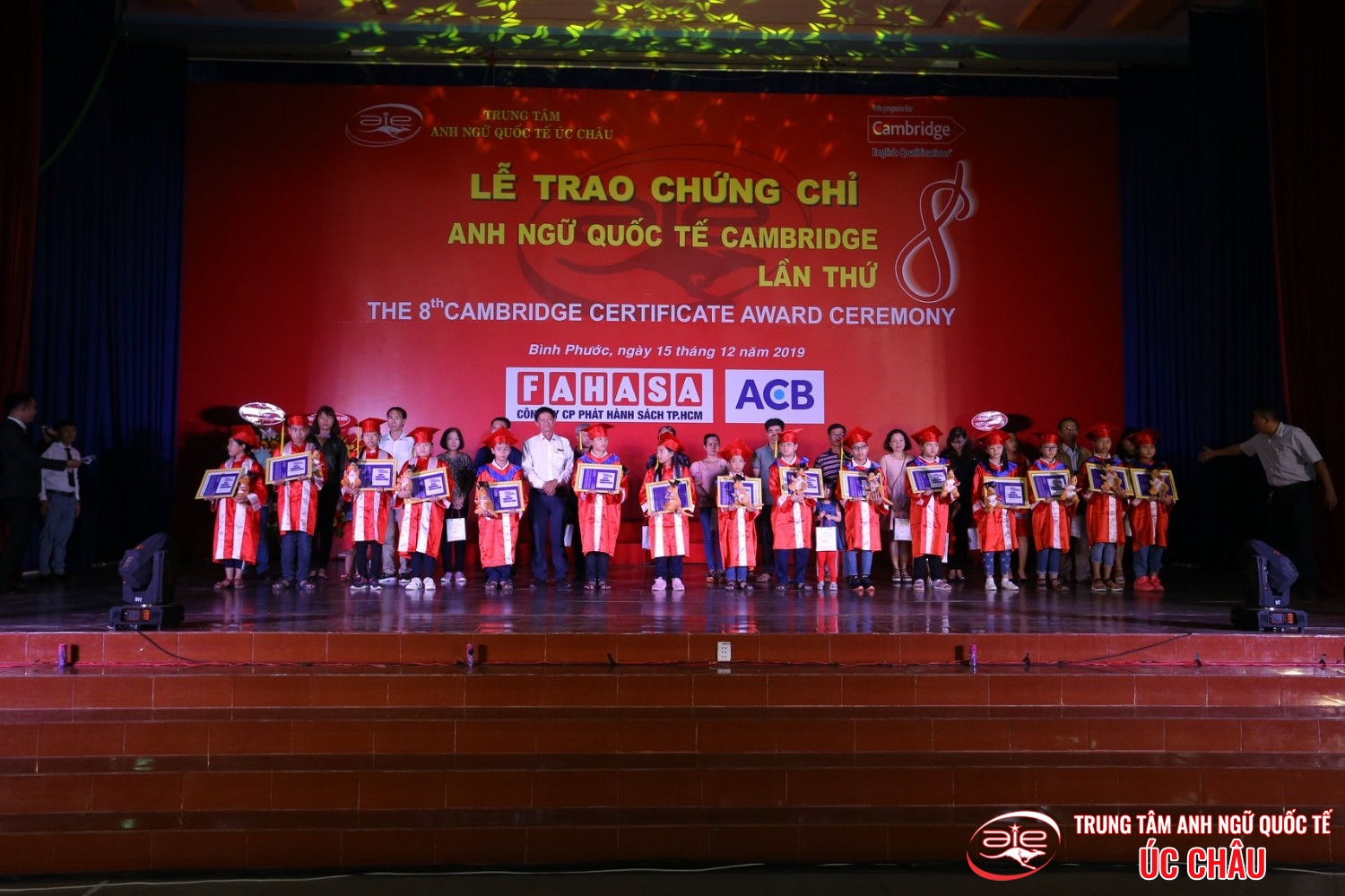 Lễ trao chứng chỉ Anh ngữ Quốc tế Cambridge lần thứ 8/2019