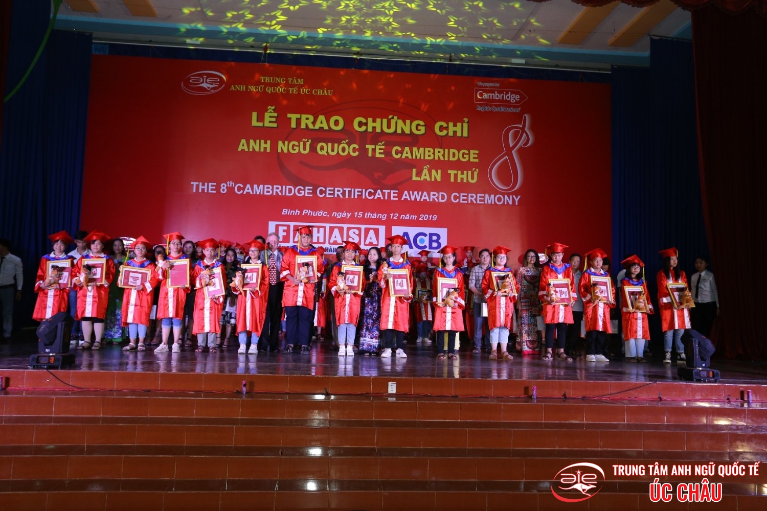 Lễ trao chứng chỉ Anh ngữ Quốc tế Cambridge lần thứ 8/2019