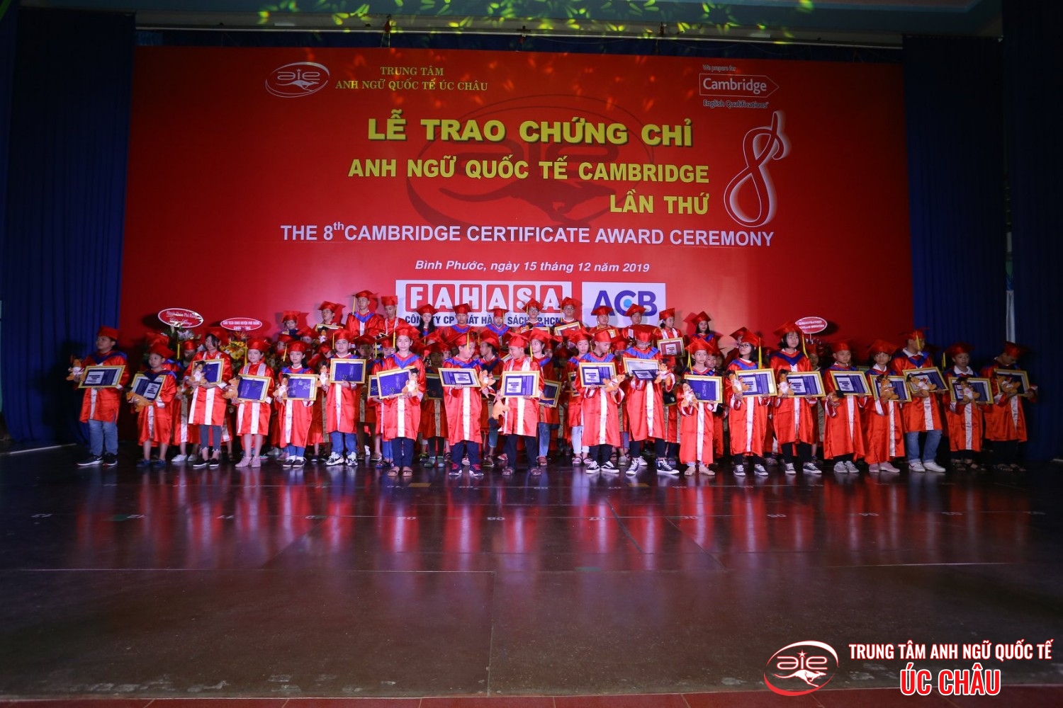 Lễ trao chứng chỉ Anh ngữ Quốc tế Cambridge lần thứ 8/2019