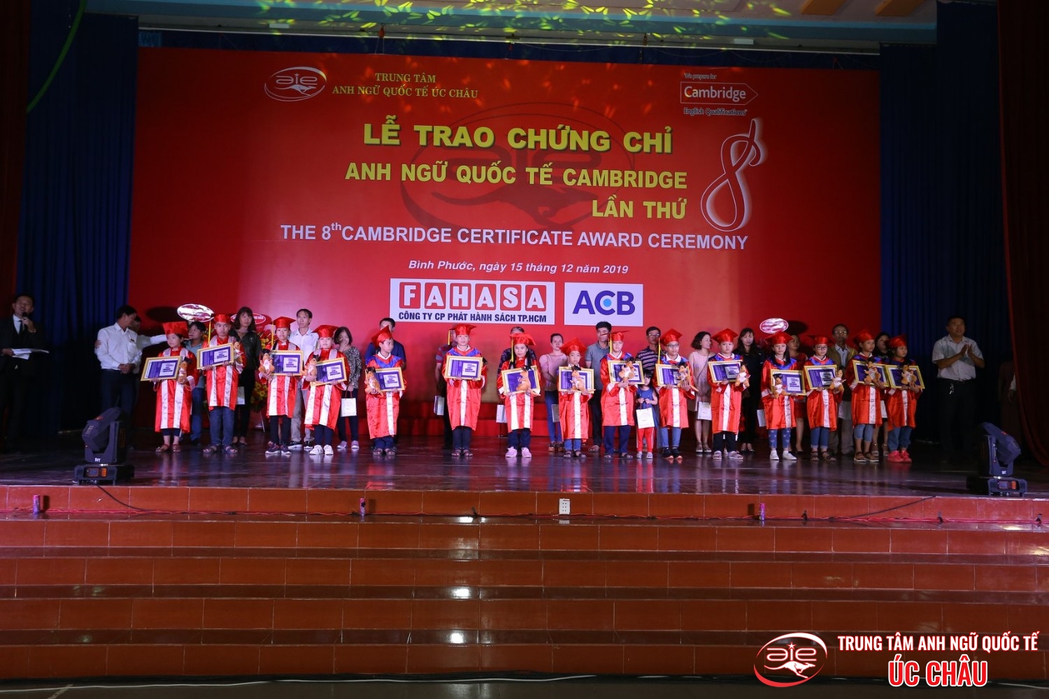 Lễ trao chứng chỉ Anh ngữ Quốc tế Cambridge lần thứ 8/2019
