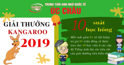 “GIẢI THƯỞNG KANGAROO 2019”