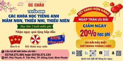 🌸🌸🧧 TẾT SANG RỘN RÀNG, NGẬP TRÀN ƯU ĐÃI 🧧🌸🌸 🌟 CƠ HỘI HỌC TIẾNG ANH MIỄN PHÍ THEO CHUẨN CAMBRIDGE DÀNH CHO THANH THIẾU NHI 🌟