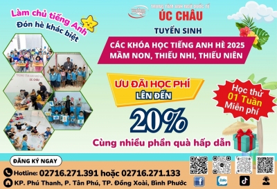 🔥THÔNG BÁO CHIÊU SINH HÈ CÁC KHOÁ TIẾNG ANH DÀNH CHO MỌI LỨA TUỔI 💥