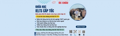 ‼️TUYỂN SINH CÁC LỚP IELTS CẤP TỐC DÀNH CHO HỌC SINH LỚP 12 ‼️