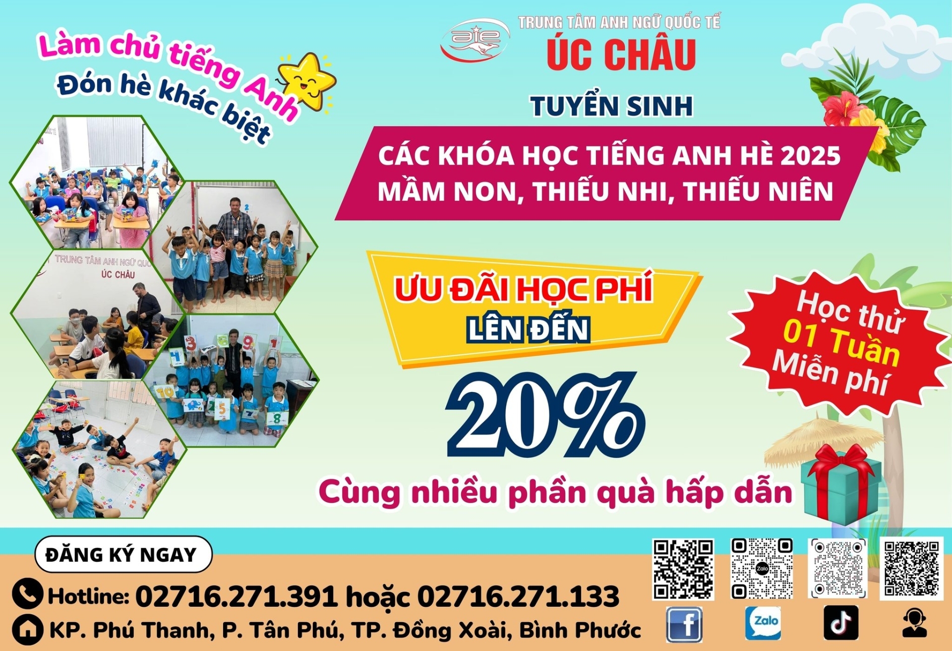 🔥THÔNG BÁO CHIÊU SINH HÈ CÁC KHOÁ TIẾNG ANH DÀNH CHO MỌI LỨA TUỔI 💥