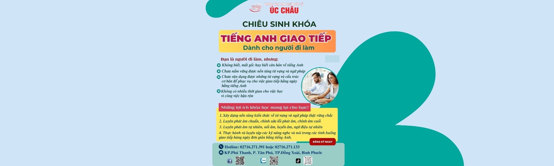 TUYỂN SINH LỚP TIẾNG ANH GIAO TIẾP